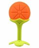 Numum Silicone Orange Shape Teether - Multicolour