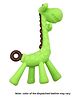 Numum BPA Free - Flexible - Soft Silicone Giraffe Shape Teether- Multicolor ( color and design may vary)