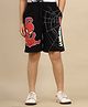 Kidsville Marvel Featuring Spider Man Printed Shorts - Black