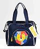 Mi Dulce An'ya Organic Lion diaper bag-navy