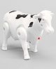 Kiddybuddy Walking Musical Milch Cow Toy With Light - White & Black