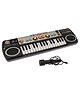 Kiddybuddy 31-Key Piano Keyboard Toy with Recording Microphone - Black & White