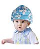 Numum Adjustable Baby Safety Helmet Soft - Anti-Fall - Anti-Collision Head Protector for Infants Learning to Walk or Run -( Blue smiley helmet) (color and design may vary)