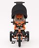 Bentley Mulliner 6 in 1 Trike Stroller-Continental GT Mulliner Style Replica Wheels-Cross Stiched & Cushioned Seats-With Bentley Badge & Anti Slip Pedals-For 6M to 5Y -Mandarin