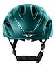 Bentley Kids Safety Helmet-Breathable Bottom Cloth for Comfort-German Patented Fidlock Magnetic Fastener-With Metal Bentley Badge-For Toddlers-For 2 to 5Y-Spruce Green