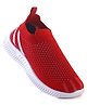 Pine Kids Slip On Knitted Sneakers - Red