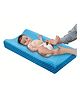 Zikku Baby Diaper Changing and Massage Pad with Safety Belt and Cover (Teddy Pad + Blue Cover)