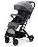 Cabin Stroller With Compact Fold - Grey| Air Cabin Friendly| Swivel Wheel with Lock| Rear Wheels with Brake| Concealed Linked Brake| Adjustable Leg Res| One-hand Fold| Reclining Back-rest