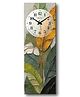 Olive tree Wooden Designer Wall Clock for Home | Wooden Wall Clock for Living Room | Designer Wooden Stylish Clocks for Wall Décor - Orange