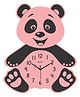 Olive Tree Wooden Designer Kids Wall Clock for Home | Wooden Wall Clock for Living Room | Designer Wooden Stylish Clocks for Home walls - Light Red