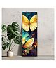 Olive Tree Wooden Wall Art Attractive Set of 1 Canvas Painting for Home, Bedroom & Living Room|Engineered Wood Frame|Modern Stylish Hanging Wall Art Painting - Golden