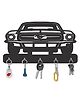 Olive Tree Key Hanger | Key Holder for Home | Key Chain Holders for Wall | Wall Mount Key Holder | Wall Stylish Key Stand (5 Hooks) - Black with Truck