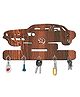 Olive Tree Key Hanger | Key Holder for Home | Key Chain Holders for Wall | Wall Mount Key Holder | Wall Stylish Key Stand (5 Hooks) - Brown with Car