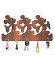 Olive Tree Key Hanger | Key Holder for Home | Key Chain Holders for Wall | Wall Mount Key Holder | Wall Stylish Key Stand (5 Hooks) - Brown with Mickey Mouse