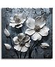 Olive Tree Wooden Wall Art Attractive Set of 1 Canvas Painting for Home, Bedroom & Living Room|Engineered Wood Frame|Modern Stylish Hanging Wall Art Painting for Wall Decoration - Grey