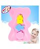 Mom Cares Newborn Baby Bath Sponge for Bathing Baby in Bath Tub - Pink