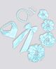 Tipy Tipy Tap Set Of 8 Hair Accessories Combo Set - Sky Blue