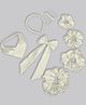 Tipy Tipy Tap Set Of 8 Hair Accessories Combo Set - Ivory
