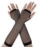 Tipy Tipy Tap Knitted Solid Fingerless Gloves - Black