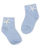 Tipy Tipy Tap Star Fish Embellished Socks - Blue