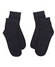 Tipy Tipy Tap Cotton Pack Of 2 Solid Socks - Black