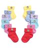 Tipy Tipy Tap Cotton Pack Of 6 Smiley Designed Socks - Multi Colour
