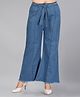 Aarika Denim Woven Solid Flared Jeans - Blue