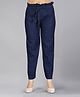 Aarika Denim Woven Solid Jeans - Navy Blue