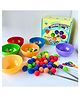 Lattooland Rainbow Sorting Activity Set for Kids to learn counting, sorting, patterns, early mathematics