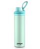 Pexpo Aqua Sip Stainless Steel Sports/Fridge Sipper Water Bottle 900ml, Sea Green | Eco friendly | Easy to Carry with Handle | Water Bottle for Office, Gym, School, Trekking, Men, Women and Kids