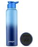 Pexpo Craft Pro Stainless Steel Sports/Fridge Water Bottle with Sipper Cap, Blue-Denim Blue Ombre | Eco friendly | BPA Free - 1000 ml