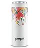 Pexpo Crypto Hot & Cold Stainless Steel Water Bottle |Vacuum Insulated Flask|ISI Certified |500 ml, White-Flower Print| Office | Home |Gym|Adults
