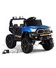 Baby Glider 4x4 Battery Operated Ride On Jeep With Windshield Light,Bluetooth & Music - Blue