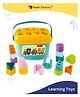 Brain Factory Baby's First Alphabet & Shape Sorting Blocks  Educational Learning Toy for Toddlers  16 Multicolor Pieces