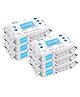 Romsons Poochie 100% Biodegradable Baby Wipes, 150x200 mm, 80 Wipes/Pack (Pack of 6) 480 Wipes