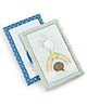 Zoe New Born Baby Cotton Flat  Gadda Bunny Rainbow & Cozy Moon Bear Print - Pack of 2