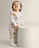 My Milestones Bio-Wash 100% Cotton Baby Boy Woodland Wonder Print Romper - White