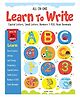 All in one - Learn to write: Capital letters, small letters, Numbers 1-100, Hindi Varanmaala