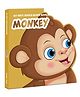 My First Shaped Board Book - Monkey Novelty Bools Pack of 1- English
