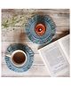 Sarmaya Handmade Macrame Grey Table Coasters - Set of 2