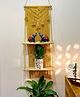 Sarmaya Mustard Yellow Macrame Wall organiser