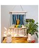 Sarmaya Shades of Blue Macrame Wall Shelf