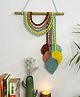 Sarmaya Pastel leaves macrame wall hanging