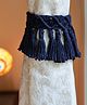 Sarmaya Blue Macrame Tassel Curtain Ties
