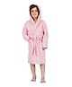 Rangoli Bamboo Full Sleeves Abstract Printed Ultra Soft Bath Robe With Attached Adjustable Belt - Peach