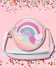 Asthetika Rainbow & Hearts Patch Detailed Sling Bag - Light Pink