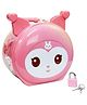 VGRASSP Sanrio Kuromi Theme Metal Piggy Bank Toy For Boys And Girls With Lock And 2 Keys - Cute Money Safe Gullak Gift For Kids - Color May Vary