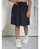 Mini & Ming Polka Dot Printed Skirt - Navy Blue
