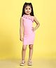 Mini & Ming Cotton One Shoulder Frill Detailed Dress - Pink