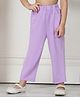 Mini & Ming Cotton Solid Trousers - Lilac